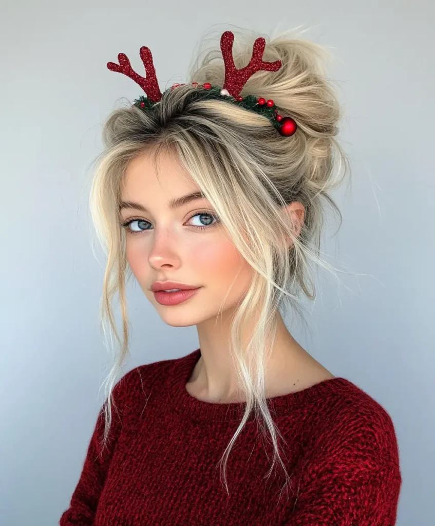 DIY Christmas Hair