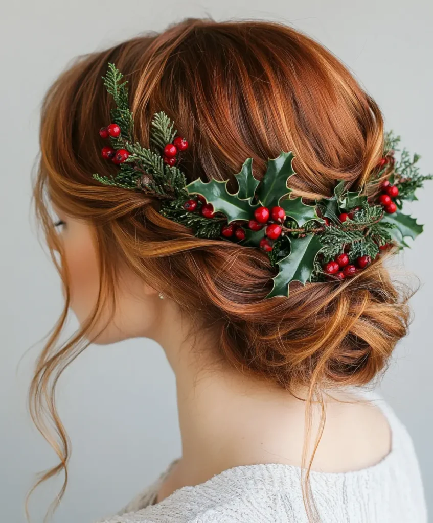 DIY Christmas Hair