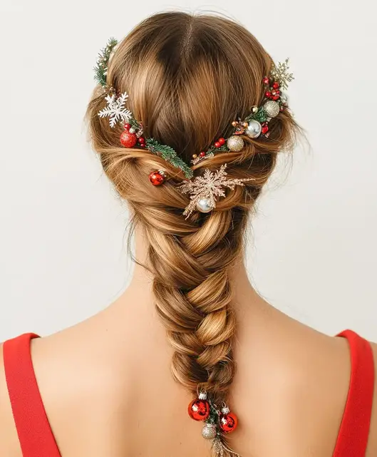 DIY Christmas Hair