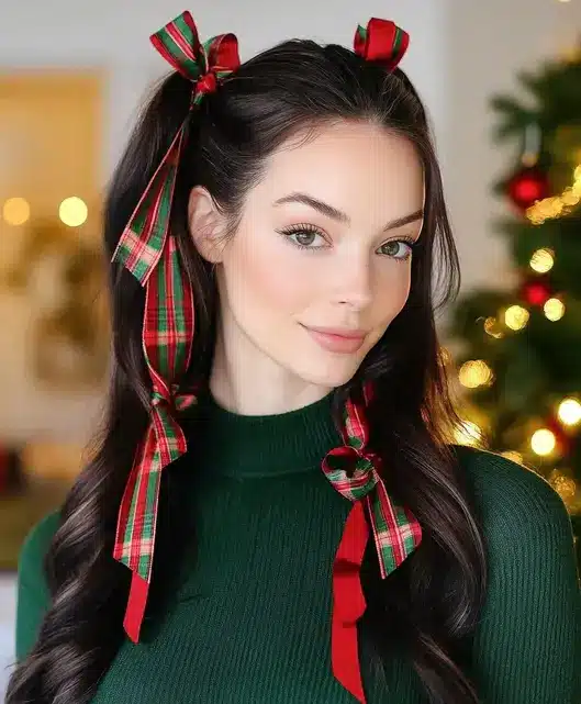 DIY Christmas Hair