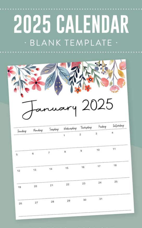 Free Printable Calendar Templates