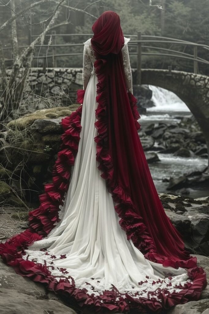 Dark Gothic Wedding Dress Inspo