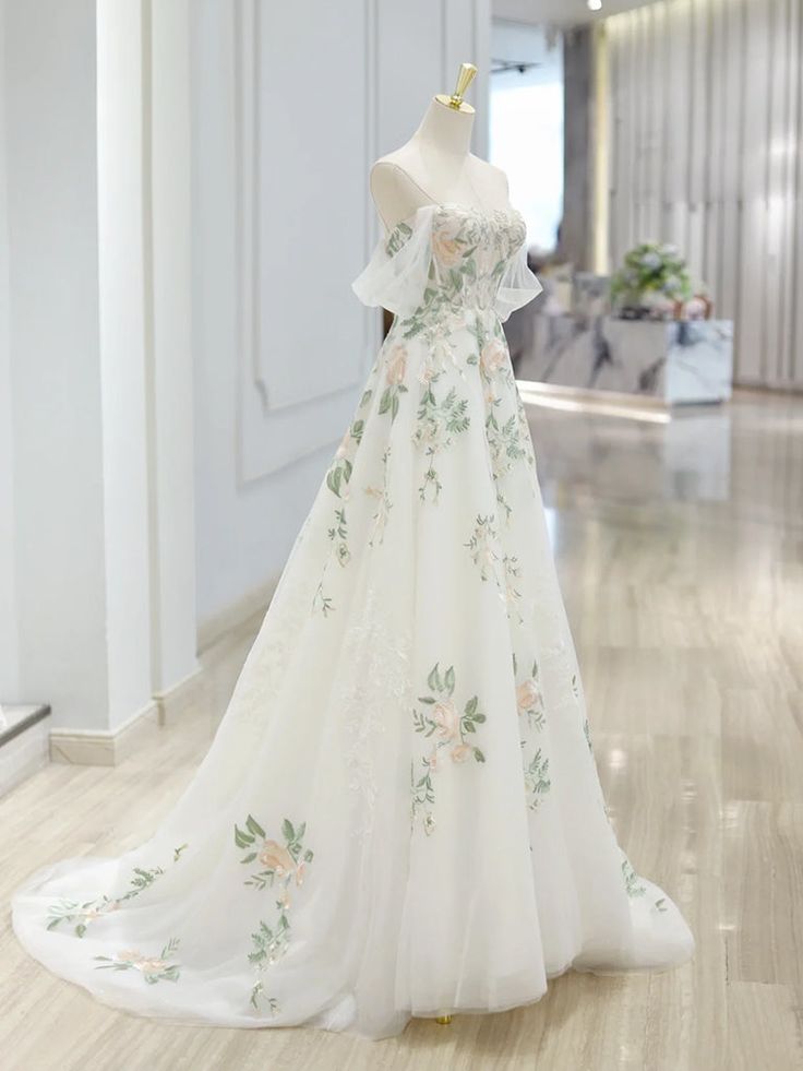 Floral Wedding Dress