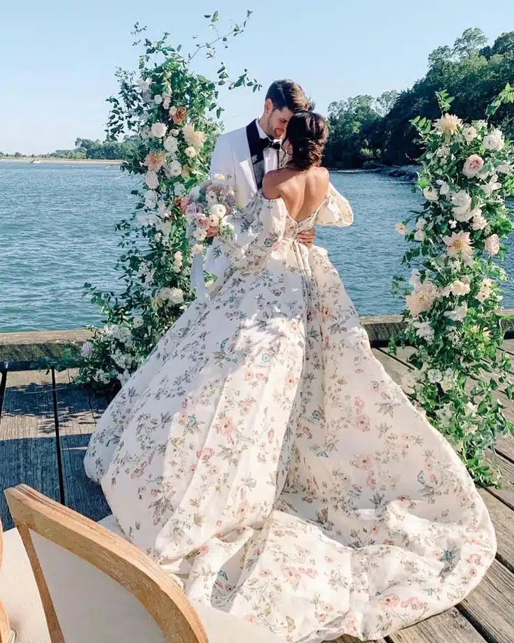 Floral Wedding Dress