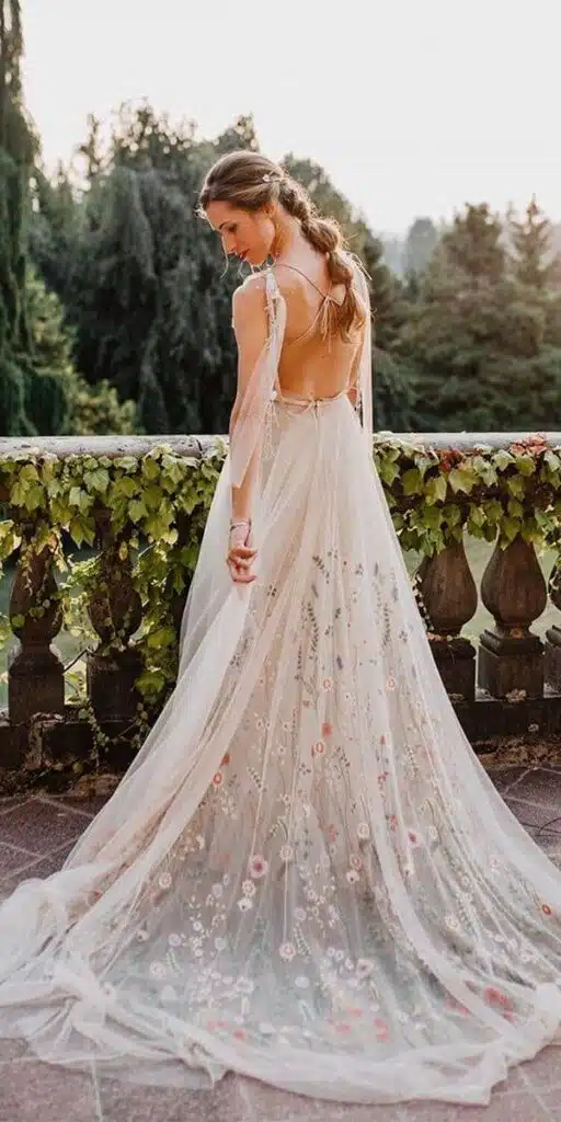 Floral Wedding Dress