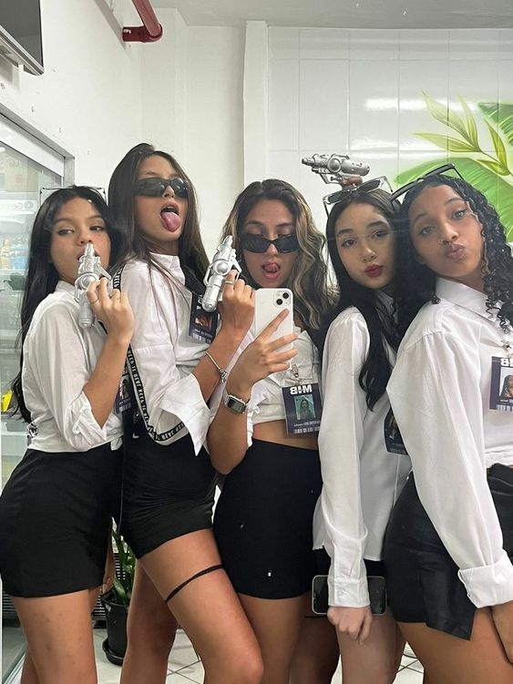 Men in Black Costume Theme for Your Girl Group