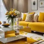 Living Room Design Ideas with Gorgeous Yellow Accents