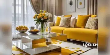 Living Room Design Ideas with Gorgeous Yellow Accents