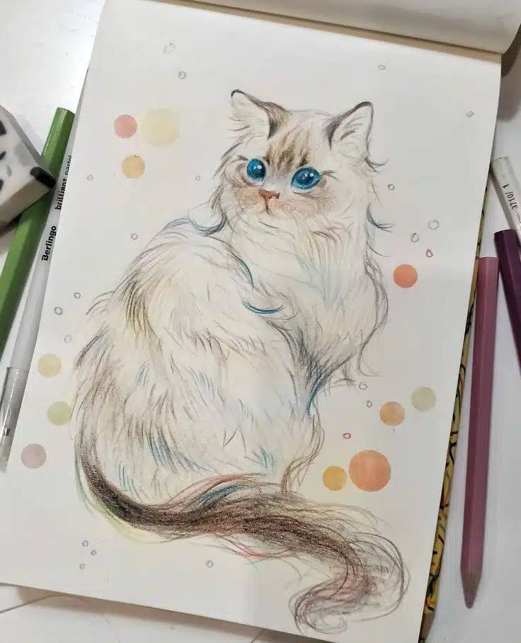 Easy cat sketch