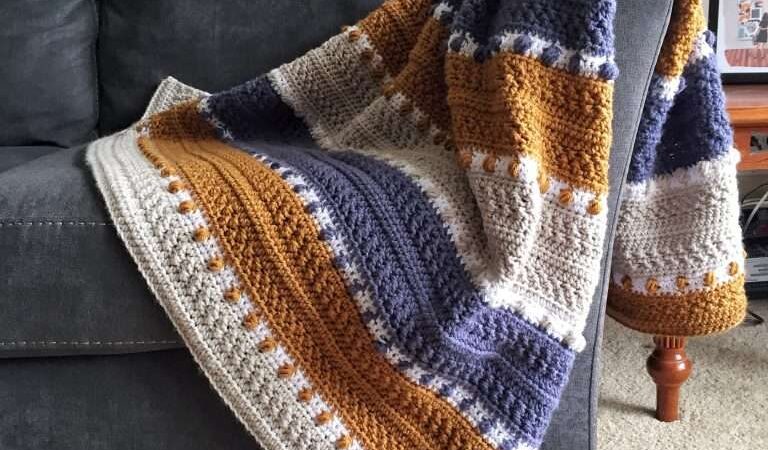 How to Crochet Blanket Free Pattern With Texture