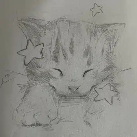 Easy cat art