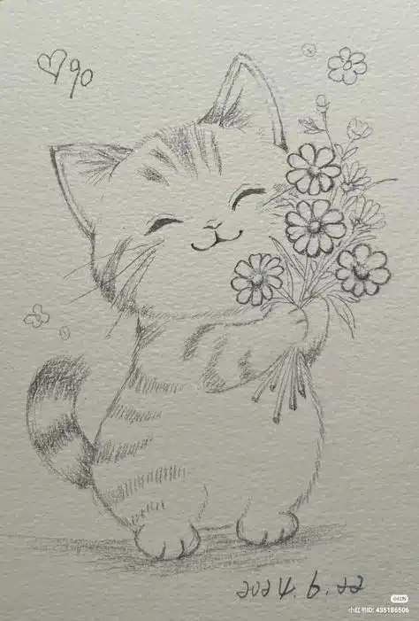 Easy cat art