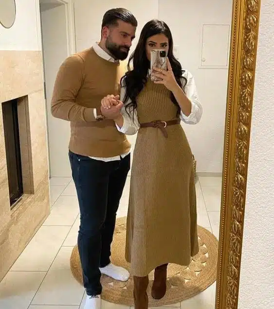 Matching Outfits for Couples in winter