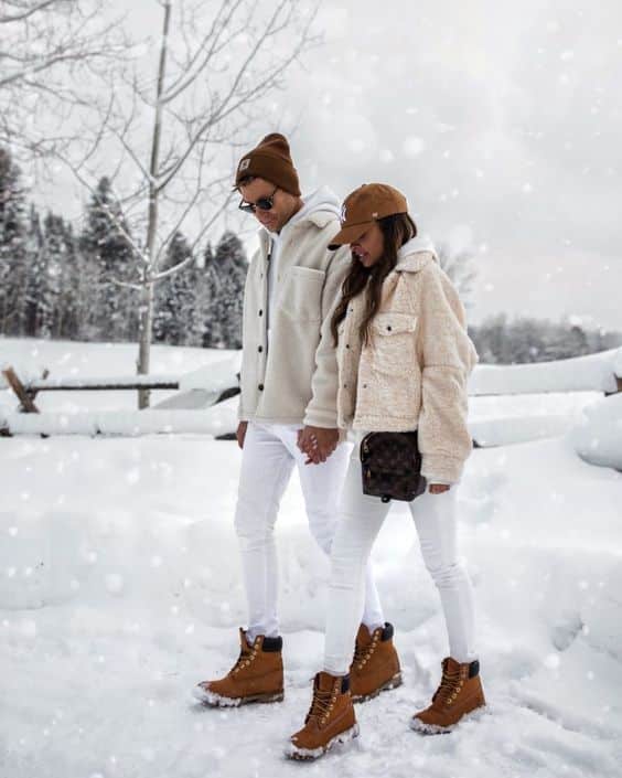 Matching Outfits for Couples in winter