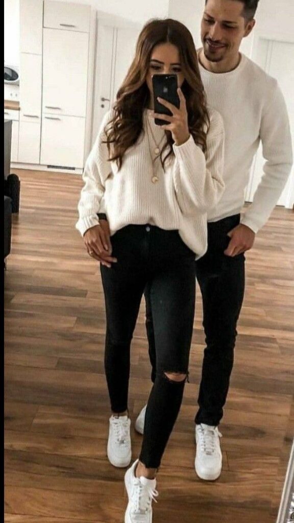 Matching Outfits for Couples in winter