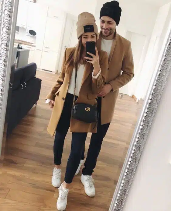 Matching Outfits for Couples in winter