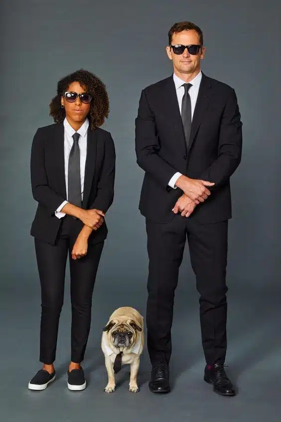 Men In Black Couple Costume