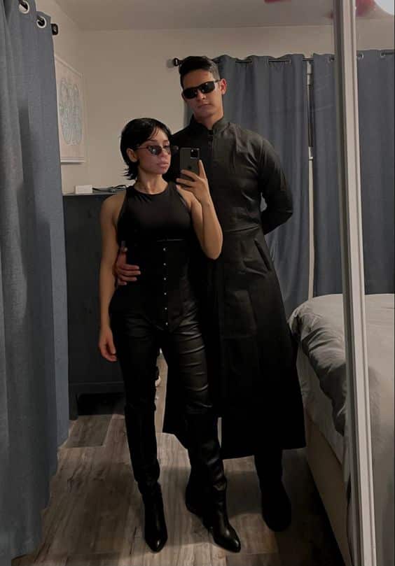 Men In Black Couple Costume