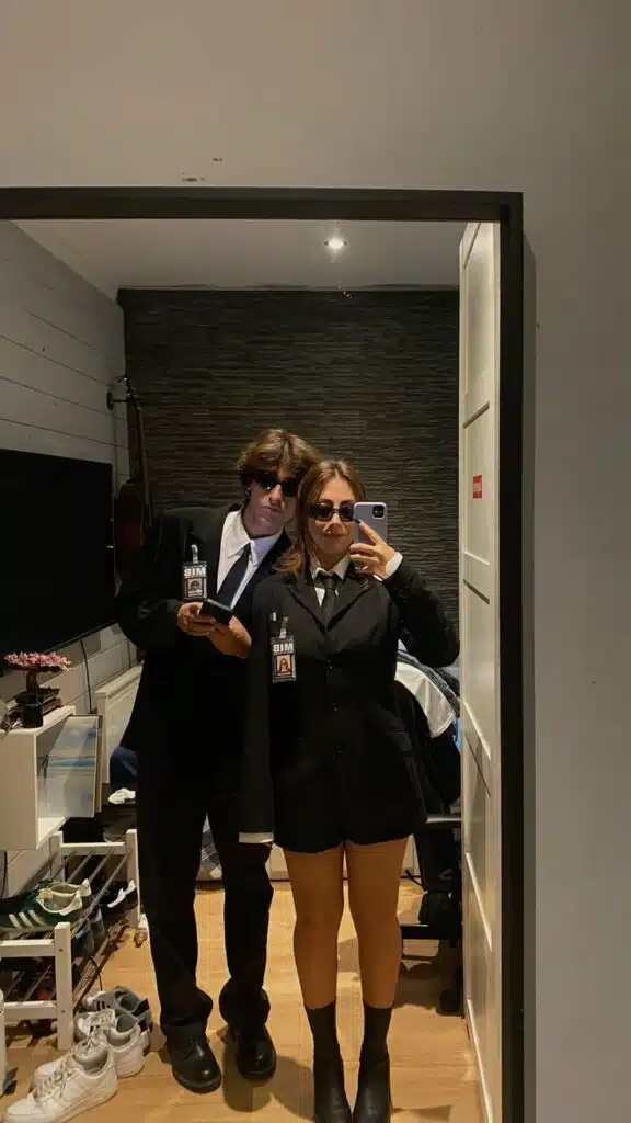 Men In Black Couple Costume