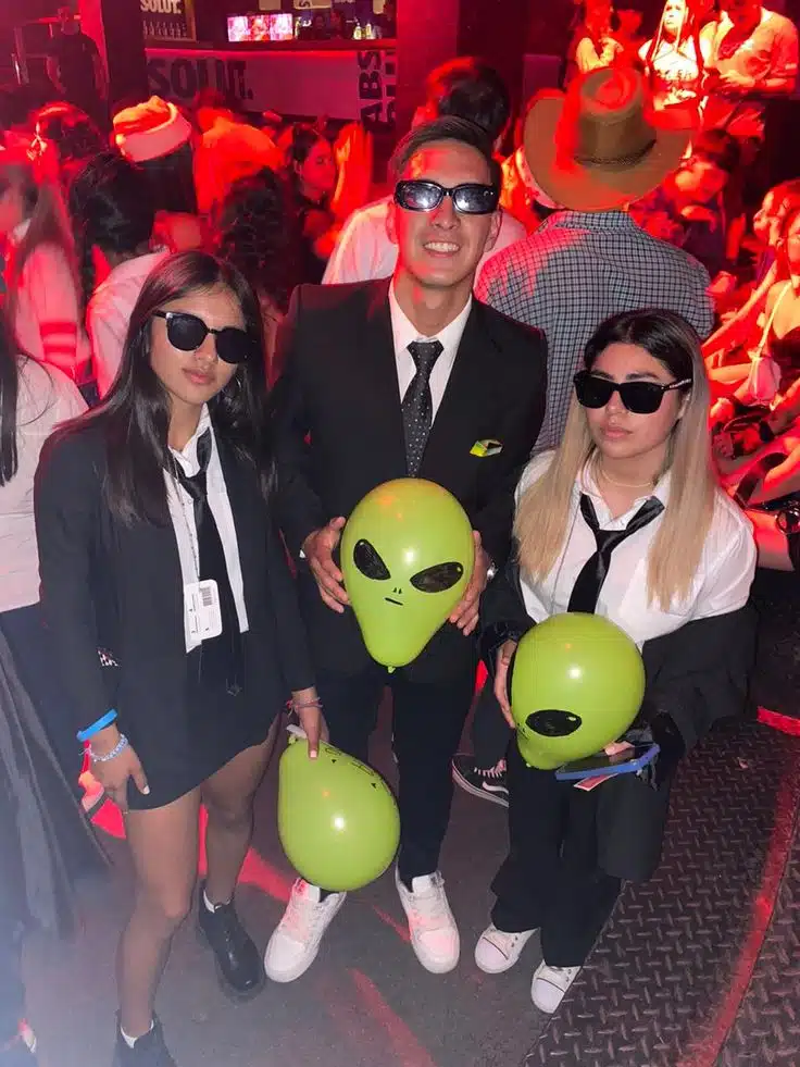 Men In Black Couple Costume