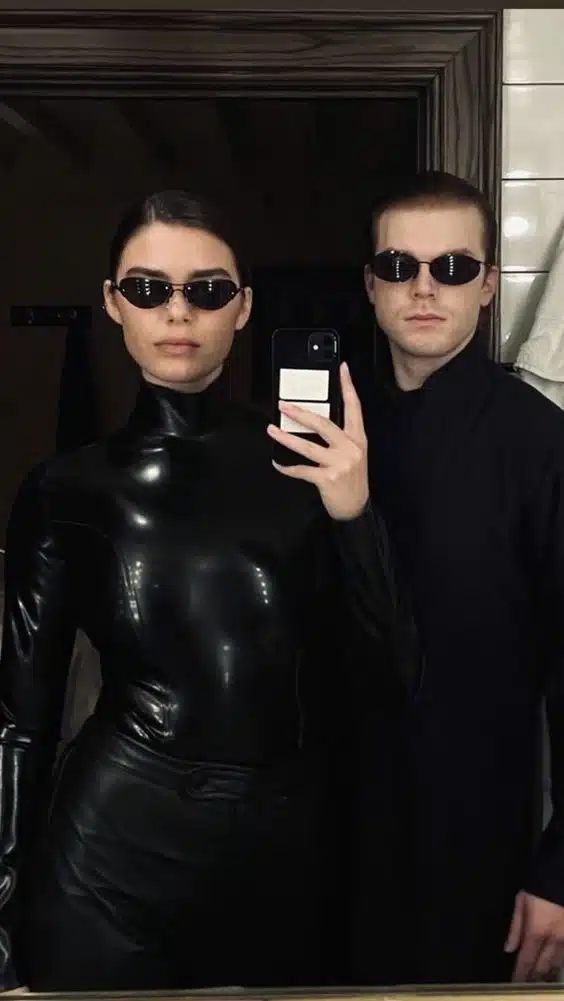 Men In Black Couple Costume