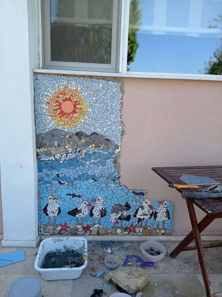 Mosaic Marbles Transform Ordinary Spaces into Works of Art