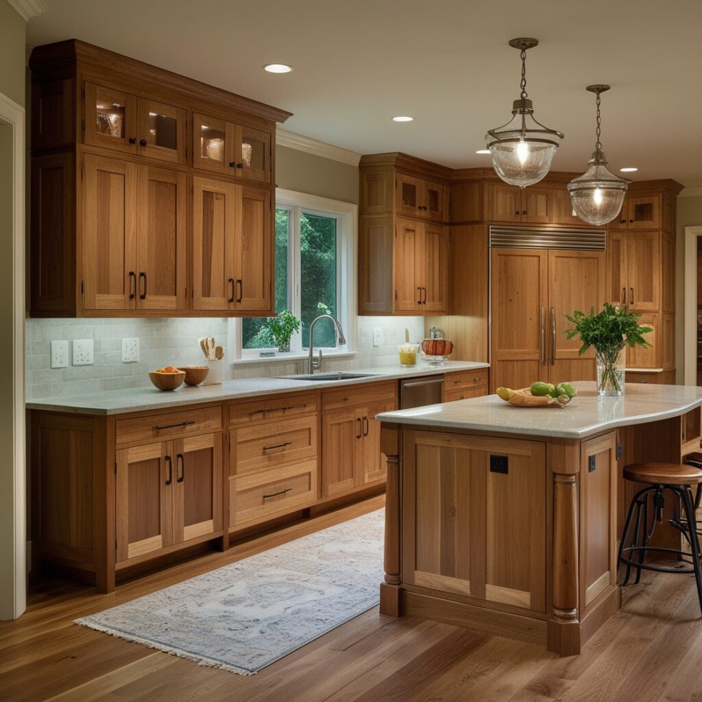 8 Natural Wood Cabinet Ideas for a Gorgeous Kitchen Makeover - Wood Finished Cabinets Interior Decorating