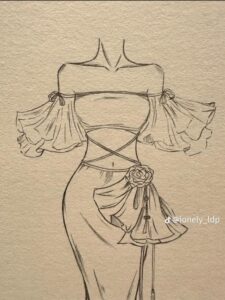 Elegance in Every Stroke: The Timeless Beauty of Pencil Art on Fashion