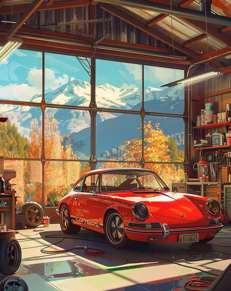 Vintage Porsche Cars