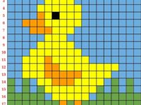 duck pixel art