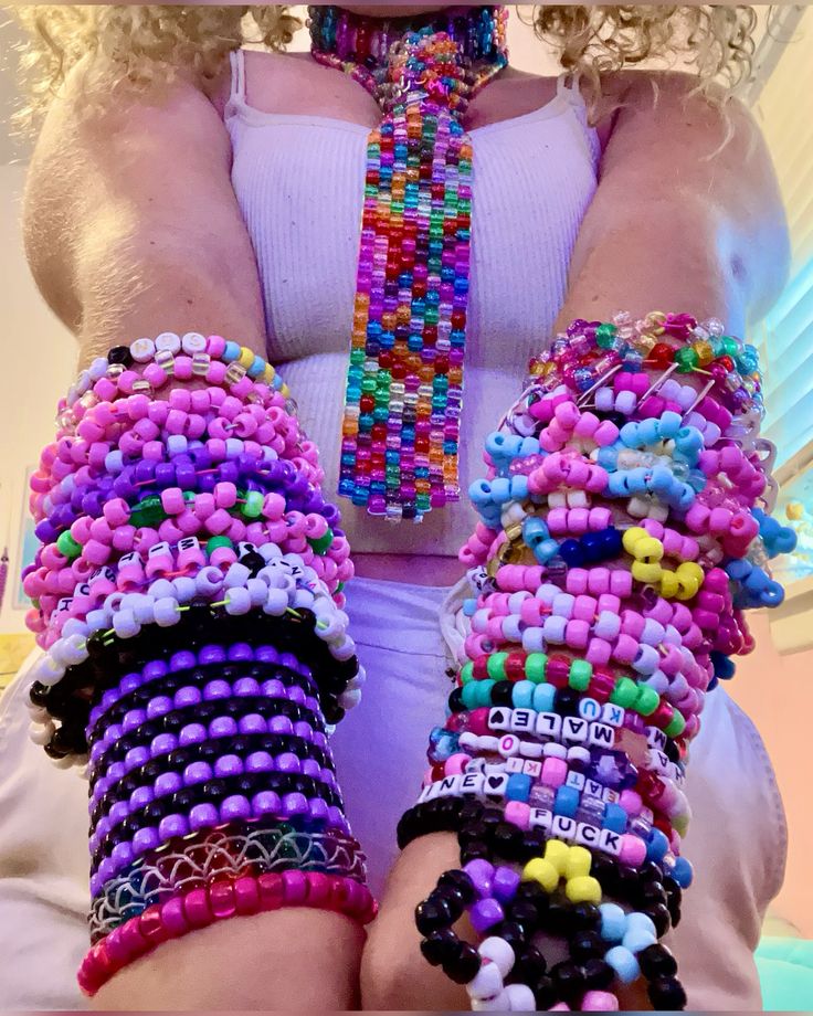 Scene Kandi Cuff Jewelry Ideas