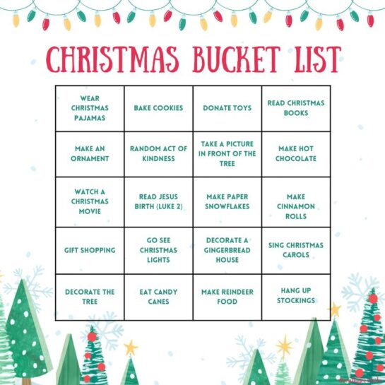 Christmas Bucket List