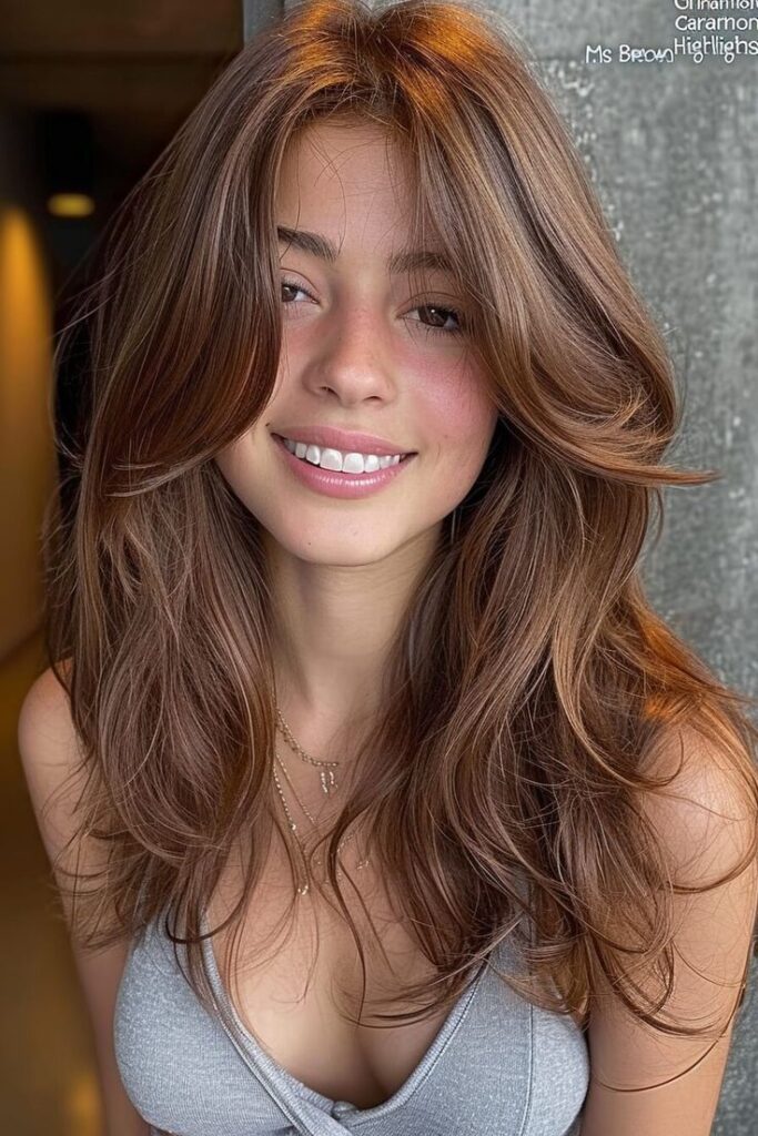 Caramel Brown Hair Is Stealing the Spotlight This Season