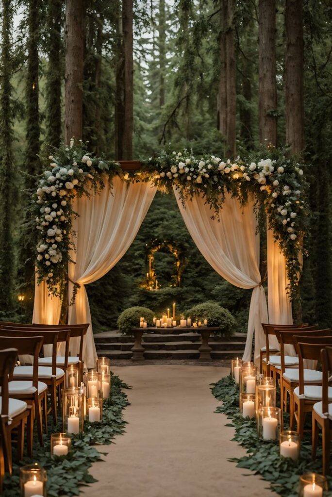 Say ‘I Do’ in the Enchanting Beauty of a Forest-Themed Wedding!