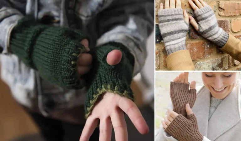 10 Free Fingerless Gloves Knitting Patterns for Style & Comfort