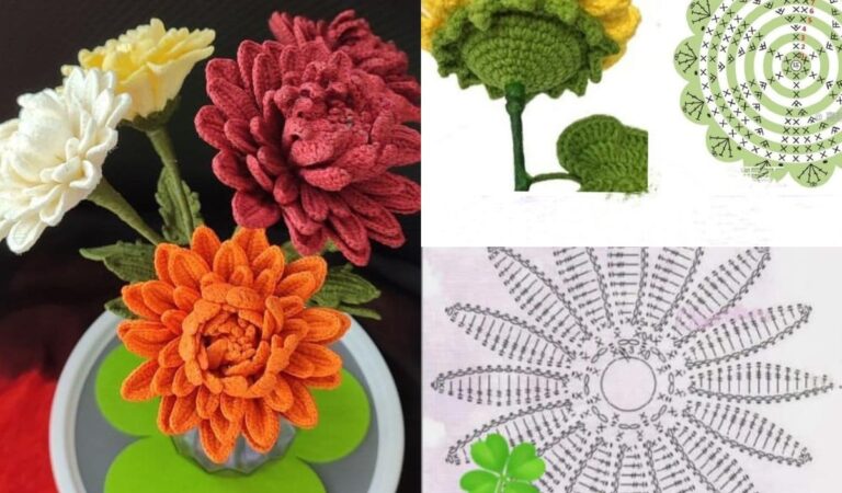 Crochet Chrysanthemum Flowers: Create Beautiful, Lifelike Blooms for Any Occasion