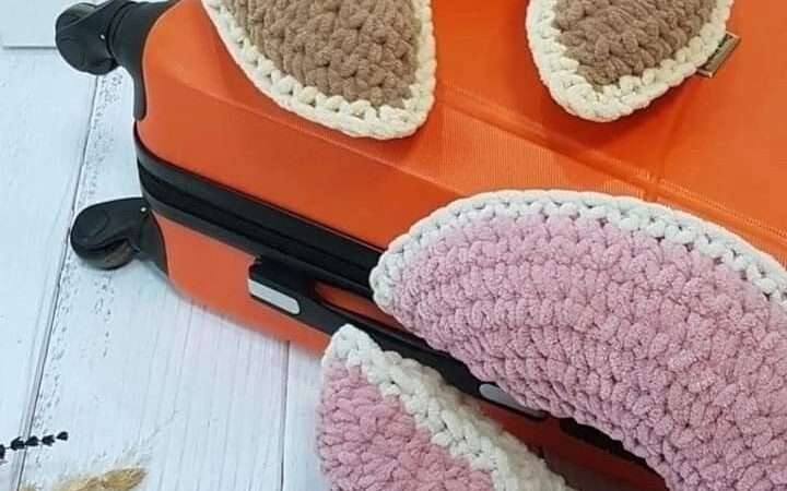 Comfy Crochet Travel Neck Pillow for Better Rest