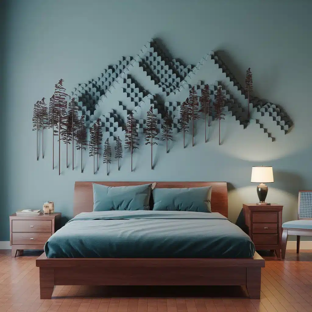 3D Wall Sculptures for men's bedroom