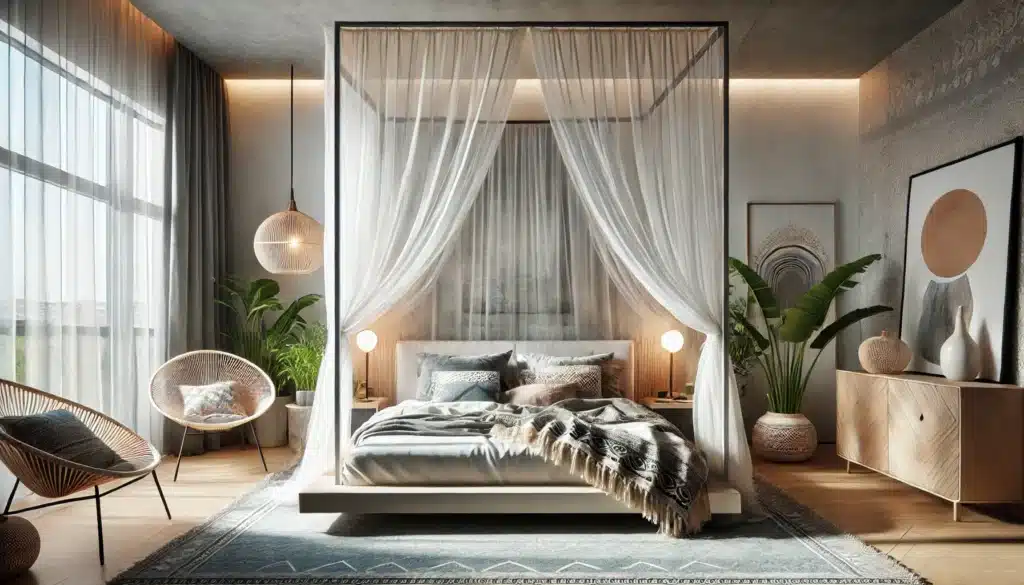 Canopy Beds for boho bedroom