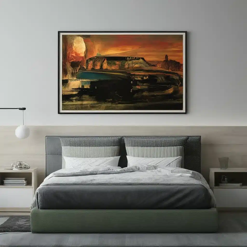 Cinematic Art for men's bedroom