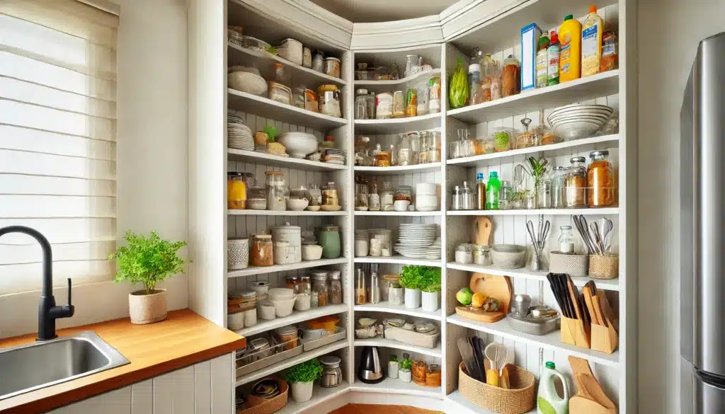 Keeping Your Blind Corner Cabinets Organized