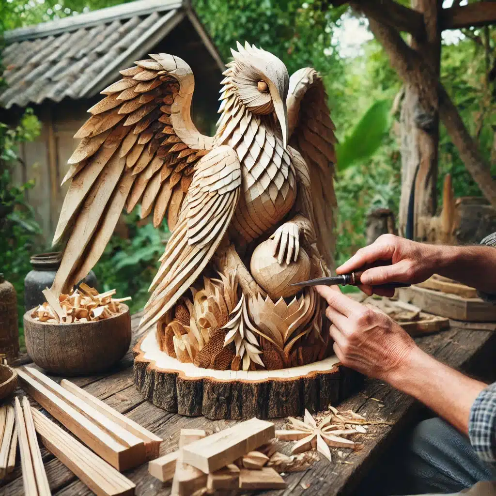 Crafting Wooden Sculptures