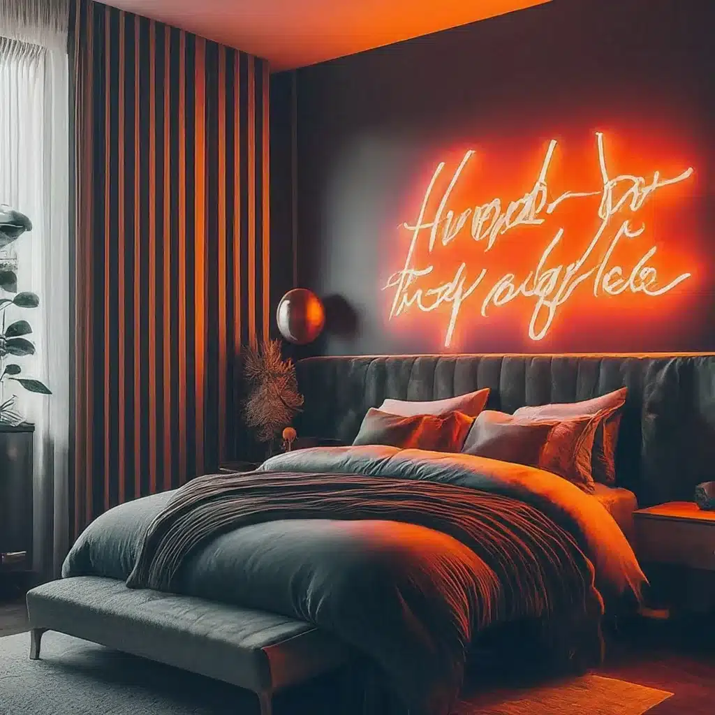 Neon Sign Art for men's bedroom