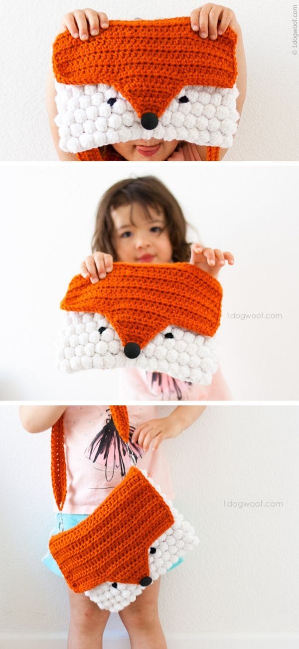 Orange You A Cute Fox Purse Free Crochet Pattern