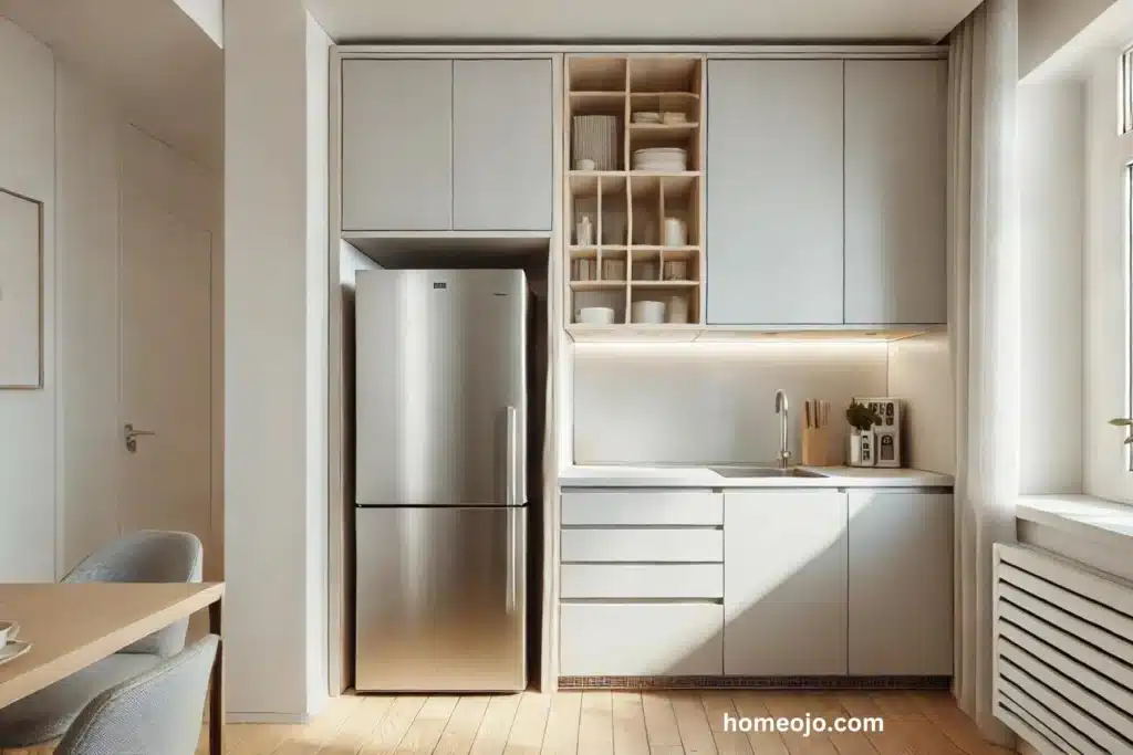 Small Kitchen Ideas with Fridge