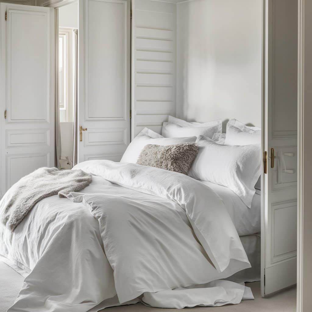 White Bedding for bedroom