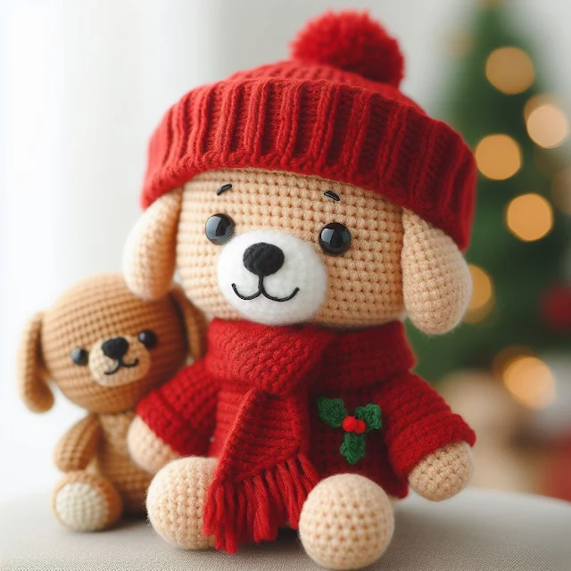 Amigurumi dog