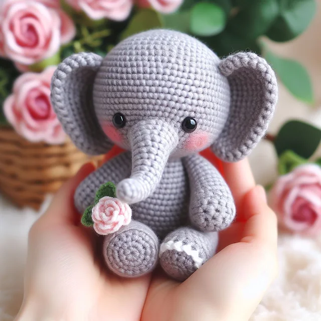 Amigurumi elephant