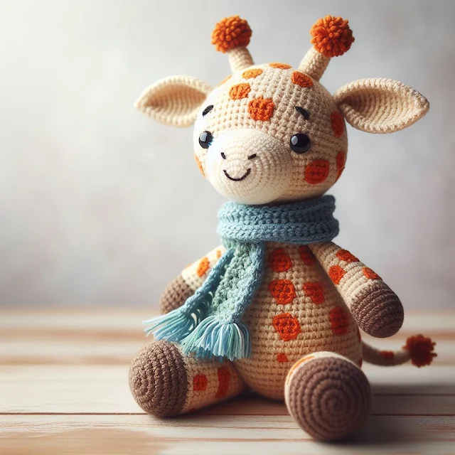 Amigurumi giraffe