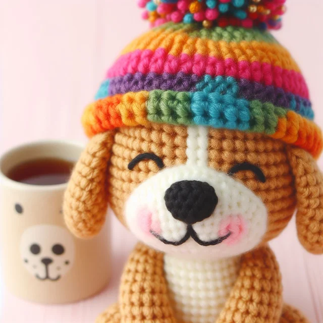 Amigurumi dog